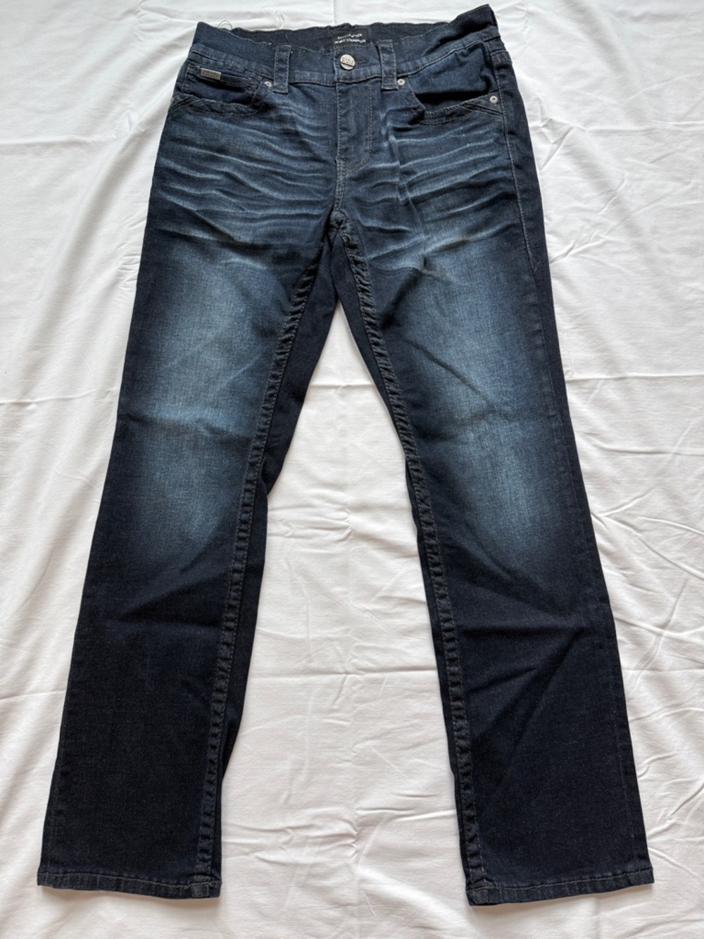 Buckle Men's Fit No. 3 - Dark Indigo Straight-Leg Jeans 31x32